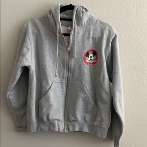 Disney zip up  Mickey Mouse Club hooded sweatshirt